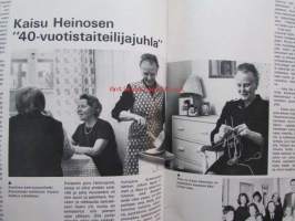 Kotiliesi 1970 nr 22 -mm. Lähetystyö Pirkkalassa, Soukka ssa asumisen edut ja haitat, Liha-riisipata, Jauhelihapihvi, Piimäkakku, Oudot hedelmät ja kasvikset,