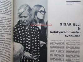 Kotiliesi 1970 nr 23 -mm. Terveyttä Mielenrauhaa Onnellisuutta Jooga, Töysän peruskoulukokeilu, Saab-Valmet Uusikaupunki uudessa ajassa, Joulu alkaa