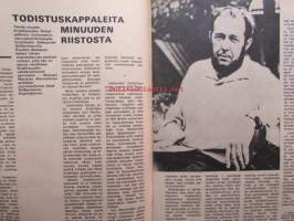 Kotiliesi 1970 nr 23 -mm. Terveyttä Mielenrauhaa Onnellisuutta Jooga, Töysän peruskoulukokeilu, Saab-Valmet Uusikaupunki uudessa ajassa, Joulu alkaa