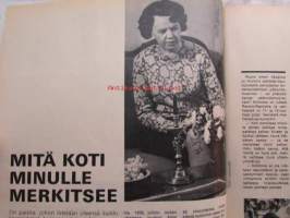 Kotiliesi 1970 nr 24 -mm. 6 Miestä valmistuu lastenkoteihin kasvattajiksi, Kuorikosken kirkonrakentajat Kaustiselta, Simone de Beauvoir ja vanhuus,