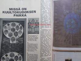 Kotiliesi 1970 nr 24 -mm. 6 Miestä valmistuu lastenkoteihin kasvattajiksi, Kuorikosken kirkonrakentajat Kaustiselta, Simone de Beauvoir ja vanhuus,