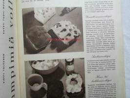 Kotiliesi 1964 nr 1 -mm. Lapsi liikenteessä, Tilkkutäkin valmistus ohjeet, Lena Larsson ja lasten maailma -artikkeli sis. puisen jakkaran teko-ohjeet.