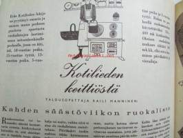Kotiliesi 1964 nr 1 -mm. Lapsi liikenteessä, Tilkkutäkin valmistus ohjeet, Lena Larsson ja lasten maailma -artikkeli sis. puisen jakkaran teko-ohjeet.