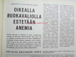 Kotiliesi 1964 nr 1 -mm. Lapsi liikenteessä, Tilkkutäkin valmistus ohjeet, Lena Larsson ja lasten maailma -artikkeli sis. puisen jakkaran teko-ohjeet.