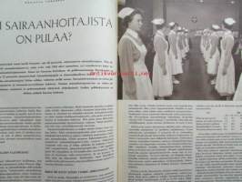 Kotiliesi 1964 nr 1 -mm. Lapsi liikenteessä, Tilkkutäkin valmistus ohjeet, Lena Larsson ja lasten maailma -artikkeli sis. puisen jakkaran teko-ohjeet.