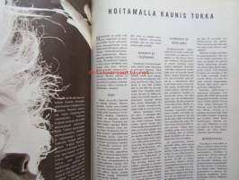 Kotiliesi 1964 nr 8 -mm. Trikooteollisuuden kevättä ja kesää, Sigyn Alenius Tanskalaisen perheen harrastehuone, Erillinen lukio unohdettu koulumuoto,