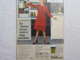 Kotiliesi 1964 nr 9 -mm. Oma pesä perheen pienimmille, Hyvät puutarhatyövälineet, Annikki Toikka-Karvonen, Vauvan uni, Isoäiti &quot;Moses&quot; Mary Anna Robertson