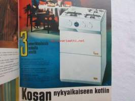 Kotiliesi 1964 nr 9 -mm. Oma pesä perheen pienimmille, Hyvät puutarhatyövälineet, Annikki Toikka-Karvonen, Vauvan uni, Isoäiti &quot;Moses&quot; Mary Anna Robertson
