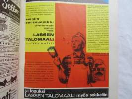Kotiliesi 1964 nr 9 -mm. Oma pesä perheen pienimmille, Hyvät puutarhatyövälineet, Annikki Toikka-Karvonen, Vauvan uni, Isoäiti &quot;Moses&quot; Mary Anna Robertson