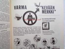 Kotiliesi 1964 nr 9 -mm. Oma pesä perheen pienimmille, Hyvät puutarhatyövälineet, Annikki Toikka-Karvonen, Vauvan uni, Isoäiti &quot;Moses&quot; Mary Anna Robertson