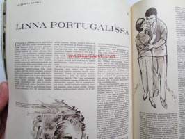 Kotiliesi 1964 nr 9 -mm. Oma pesä perheen pienimmille, Hyvät puutarhatyövälineet, Annikki Toikka-Karvonen, Vauvan uni, Isoäiti &quot;Moses&quot; Mary Anna Robertson