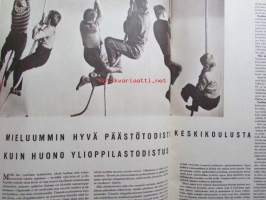 Kotiliesi 1964 nr 9 -mm. Oma pesä perheen pienimmille, Hyvät puutarhatyövälineet, Annikki Toikka-Karvonen, Vauvan uni, Isoäiti &quot;Moses&quot; Mary Anna Robertson
