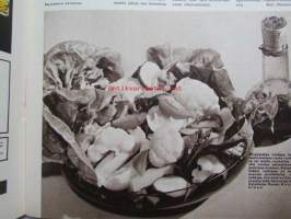 Kotiliesi 1964 nr 11 -mm. Kauniit kesäjalat ja -varpaat, Napit ja näpinlävet, Maatilan kylmäsäilytyshuone, Käytännön kaloritaulukko, Maalaistalon puutarha,
