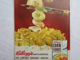 Kotiliesi 1964 nr 12 -mm. Hienoja löytöjä pienpuutarhoista, Rantalaukkuja, Runollinen ja rauhoittava soutuvene, Suggestiolla ja yhteistyöllä selviämme
