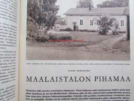 Kotiliesi 1964 nr 18 -mm. Astiansärkijä, Maalaistalon pihamaa, Saksalainen maatalo Malerhof isäntänä Anton Grimm, Mikko Samuli Silmät ja sanat, Ensio