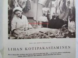 Kotiliesi 1964 nr 20 -mm. Harrasteena peräpohjalainen huonekalu, Niilo Torvinen kertoo. Perunankuorimaveitset Kotilieden kokeilussa, Lihan kotipakastaminen,