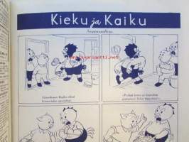 Kotiliesi 1956 nr 11 -mm. Retkellä ruoka maistuu, Lilli Fougstedt Päivä paistaa meillekin, Kesä avaa aitan oven, Doris Bengtsröm, Tarkastaja Sigrid Larson,