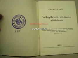 Sotilasyhteisöstä johtajuuden näkökulmasta -eripainos Aliupseeri-lehti 3-8-1955