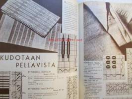Kotiliesi 1956 nr 6 maaliskuu -mm. Iloisia tupsulakkeja, Hiekkauunin leipää Islannissa, Puujalkamökki, Tohtori Riitta Pylkkänen Kansanpuvun alkulähteiltä,