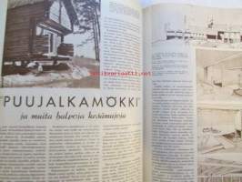Kotiliesi 1956 nr 6 maaliskuu -mm. Iloisia tupsulakkeja, Hiekkauunin leipää Islannissa, Puujalkamökki, Tohtori Riitta Pylkkänen Kansanpuvun alkulähteiltä,
