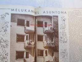 Kotiliesi 1956 nr 2 -mm. Mistä johtuu sairaanhoitajien puute?, toteutunut toivetalous - Kaisu Snellman, yhdessä yrittäen sato suurenee - K.E. Oksasen Kalliomäki