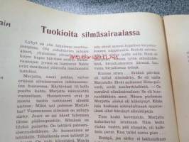 Varjojen mailta - Sokeain julkaisu 1952 nrot 5-12, yhteensä 6 lehteä, sokeain elämää, koulutusta, ajanvietettä ym.