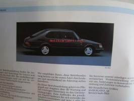 Saab 900 Betriebsanleitung M 1989