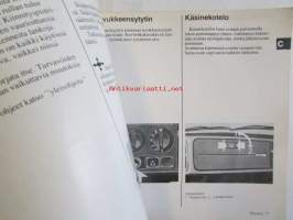 Saab 900 Opas - Selostus ja ohjeet, Käyttö ja huolto vuosimalli 1979