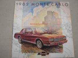 Chevrolet Monte Carlo 1982 -myyntiesite