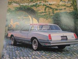 Chevrolet Monte Carlo 1982 -myyntiesite