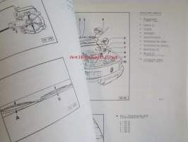 Volkswagen Service Passat 1988 Korjaustöiden vihko Sähkölaitteet julkaistu 04.88