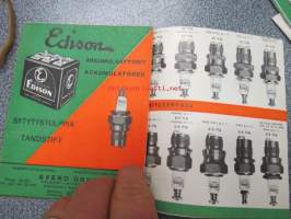 Edison sytytystulppia -kuvitettu taulukko