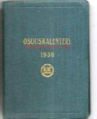 Osuuskalenteri 1938  -   kalenterimerkintöjä