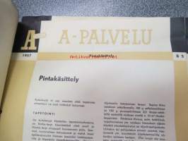 Kuitulevyt, A. Ahlström Oy -käsittelyohjeet, työstö, kiinnitys, alusta, saumat, pintakäsittely, kuljetus, varastointi -tehtaan ohjeet