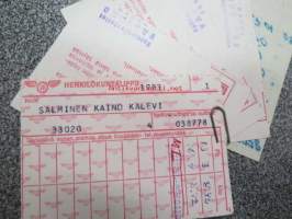 Valtionrautatiet VR Kesäkausivapaalippu 2 lk / Henkilökuntalippu 1988 Kaino Salminen
