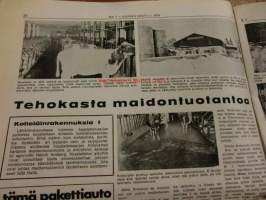 Koneviesti 1970 / 7  sis mm. McCormic 724, Veronassa nähtyä, Rivilannoitus sekä rivi- ja kylvölannoituskoneet, Uusia puutarha traktorimalleja, Lapiorullaäkeet,