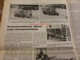 Koneviesti 1970 / 7  sis mm. McCormic 724, Veronassa nähtyä, Rivilannoitus sekä rivi- ja kylvölannoituskoneet, Uusia puutarha traktorimalleja, Lapiorullaäkeet,