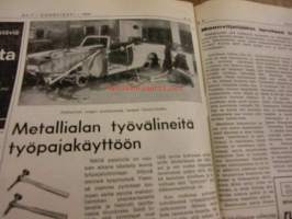 Koneviesti 1970 / 7  sis mm. McCormic 724, Veronassa nähtyä, Rivilannoitus sekä rivi- ja kylvölannoituskoneet, Uusia puutarha traktorimalleja, Lapiorullaäkeet,