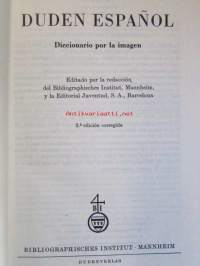 Duden Espanol - Diccionario por la imagen - Espanjan tietosana- ja selityskirja