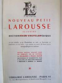 Nouveau Petit Larousse Illustre - Sana- ja tietokirja selityksineen