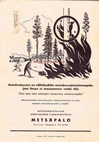 Metsämies 1957 N:o 9 . Jämsän jokilaakson teollisesta kehityksestä, Yksityismetsien kehitys Jämsän seudulla, Juhliva Kymenlaakso, Kurun metsäkoulu 20-v.