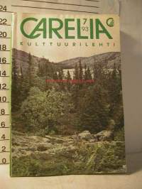 carelia  1993 nr 7  kulttuurilehti