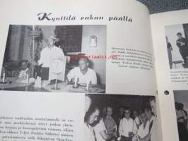 Keskolainen 1955 nr 3, Kesko Oy:n henkilökunnan lehti. sis. mm. seur. artikkelit / kuvat; Henkilökunnan koulutus ja yksilö, Akseli Salminen muistelee - 30 vuotta