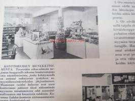 Keskolainen 1955 nr 2, Kesko Oy:n henkilökunnan lehti. sis. mm. seur. artikkelit / kuvat; Keskolainen menekkitoiminta, Osastonhoitajien peruskurssi