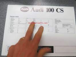 Audi 100 CS -myyntiesite