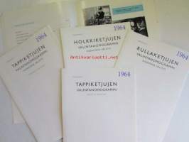 Lapuan patruunatehdas 1964 - Ketjuja tehonsiirtoon ja kuljetuksiin Rullaketjut, Holkkiketjut, Tappiketjut ja Erikoisketjut - Mukana 4 ketjun valinta monograami,