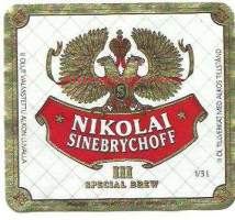 Nikolai  III  Special olut   - olutetiketti