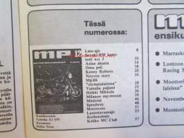 MP-Lehti 1979 nr 12 -mm. Kenny Roberts, Heikki Mikkola, Milanon MP messut, Kokko MC-Club, Suzuki 850 kestotesti, katso kuvista tarkempi sisältö.