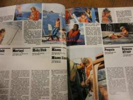 Purje ja moottori 1973 / 10  sis mm. Raati; Myötätuuli, tiepalvelu, kiitorata, käräjät nostoköli, paperikori, sakset, kirja posti ja tori, Pysykää erossa