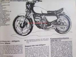 MC-Nytt 1977 nr 12 december. -mm. Honda 750 - Moottoripyörä erikoislehti, katso kuvista tarkemmin sisältöä.